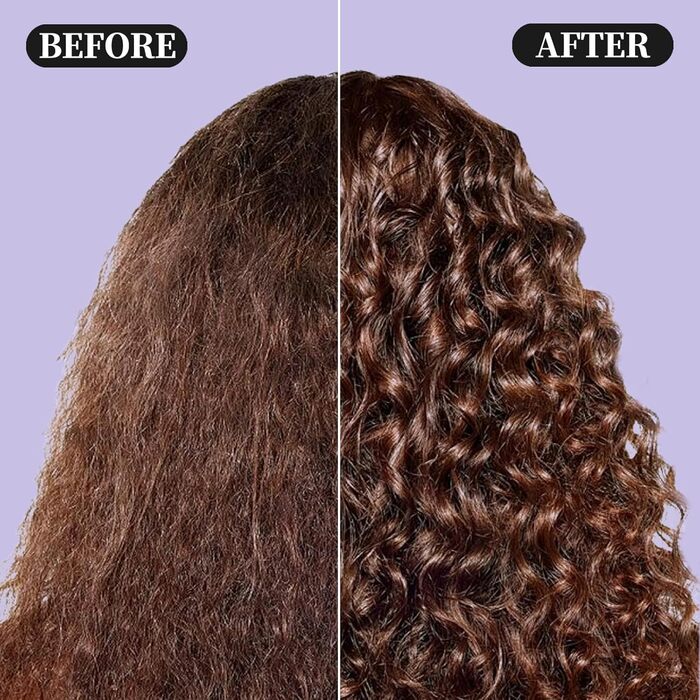 Щітка для локонів Lockenbürste: розгладжує, формує, не тягне, нейлон, унісекс (фіолетова, 24 см)