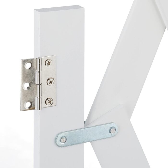 Захисне ворота для собак Relaxdays, висувне до 108,5 см, бамбук, для захисту сходів та дверей, біле