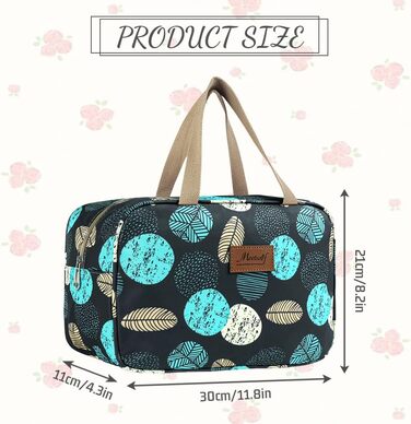 Чоловіча/Жіноча велика косметичка для подорожей, органайзер для косметики та аксесуарів, велика валізка з ручкою #9