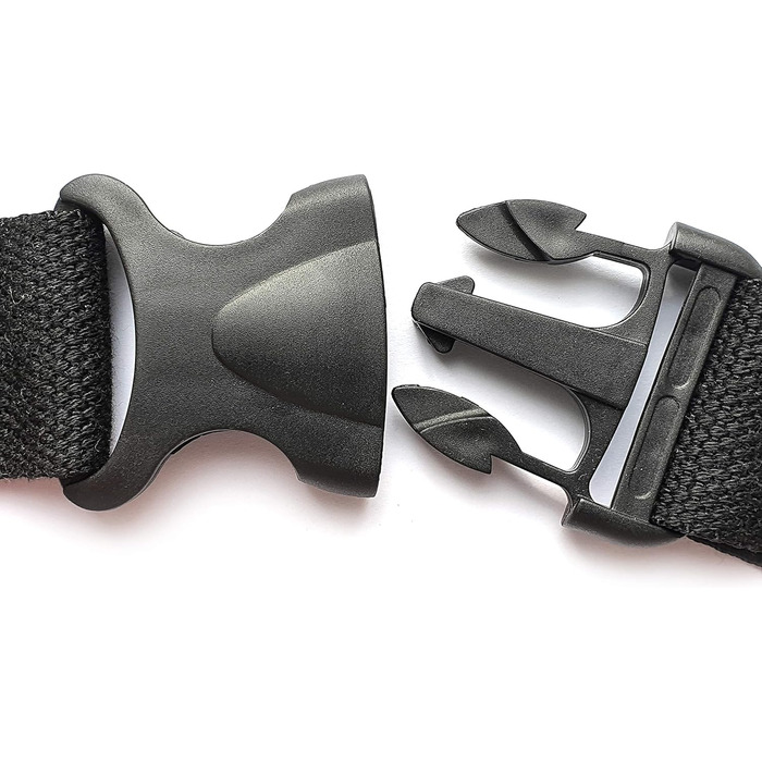 Чоловіча поясна сумка Leon з бавовни, Boho стиль, племінний дизайн (GT dklBlauRauteStrahlWeiß)