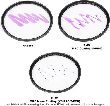 Фільтр захисний B&W T-Pro 67mm, MRC Nano, Titan-Finish, Ultra Slim, 16 шарів покриття