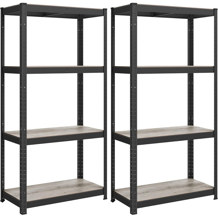 SONGMICS 2-Piece Adjustable Shelf Unit