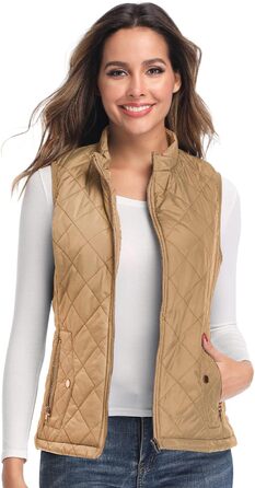 Жіноча куртка LONGKING: легка, тепла, з капюшоном, бежева (L)