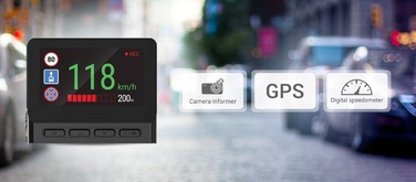 Автореєстратор Navitel RS984 4K UHD з GPS та задньою камерою, HDR/WDR