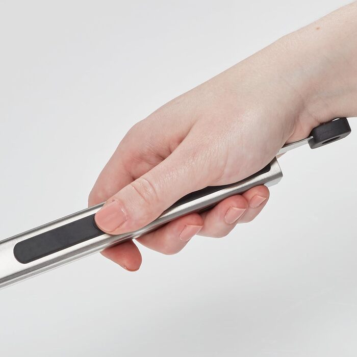 Farberware 5216358 Professional Stainless Steel Kitchen Tongs with Heat-Resistant Nylon, Locking, and Silicone Tips