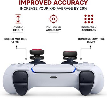 ProFPS Thumbstick Extensions: PS5 Accessories & PS4 Accessories - Controller Sticks for Aimbot Accuracy - Optimal Playstation Accessories & PS5 Accessories for Esports (Scope - Mixed Set)