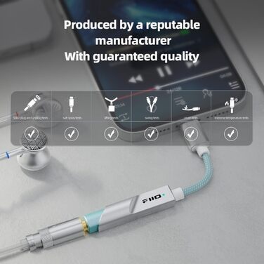 FiiO KA11 - USB DAC та підсилювач для навушників (Чорний)
