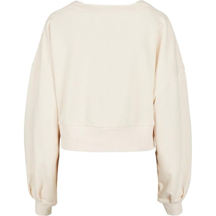 Кардиган жіночий Urban Classics Oversized з органічної бавовни, Short Terry, розмір 3XL, колір Whitesand