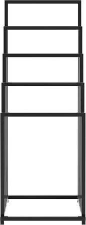 Сумка-організатор для рушників JURMERRY - підставка для рушників на 5 ярусів, чорна, аксесуари для ванної кімнати