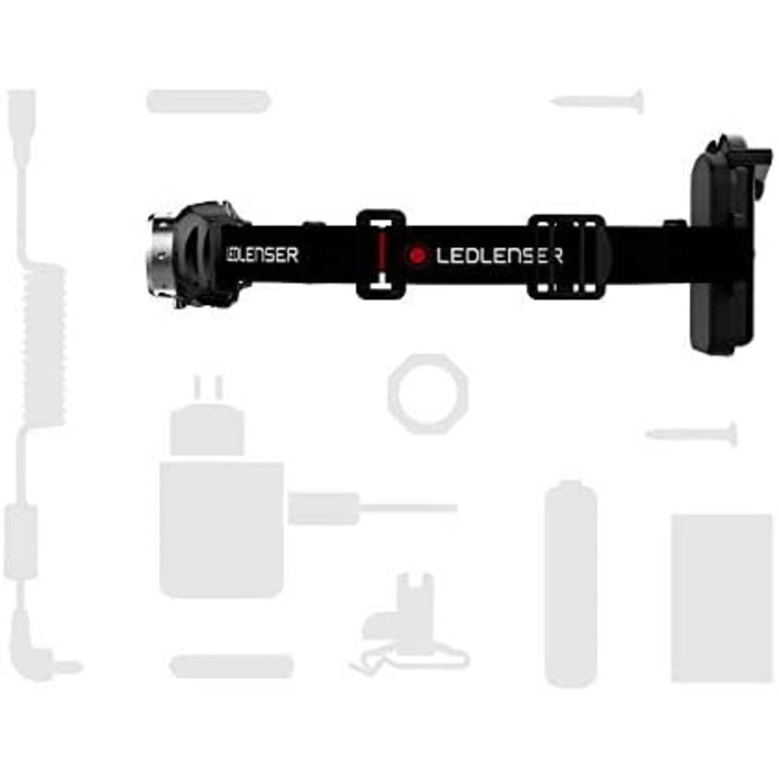 Ліхтар налобний Ledlenser H3.2, LED, фокусування, 120 лм, диммер, дальність 100 м, 3xAAA, батарейки в комплекті