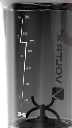 Електричний шейкер Voltrx Gallium USB-C для протеїнових коктейлів та заміни їжі, 24oz, помаранчевий, Tritan, без BPA