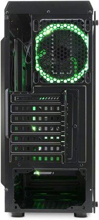 Комп'ютерний корпус EMPIRE GAMING Warmachine - середній ATX корпус з 4 тихими вентиляторами та RGB підсвічуванням