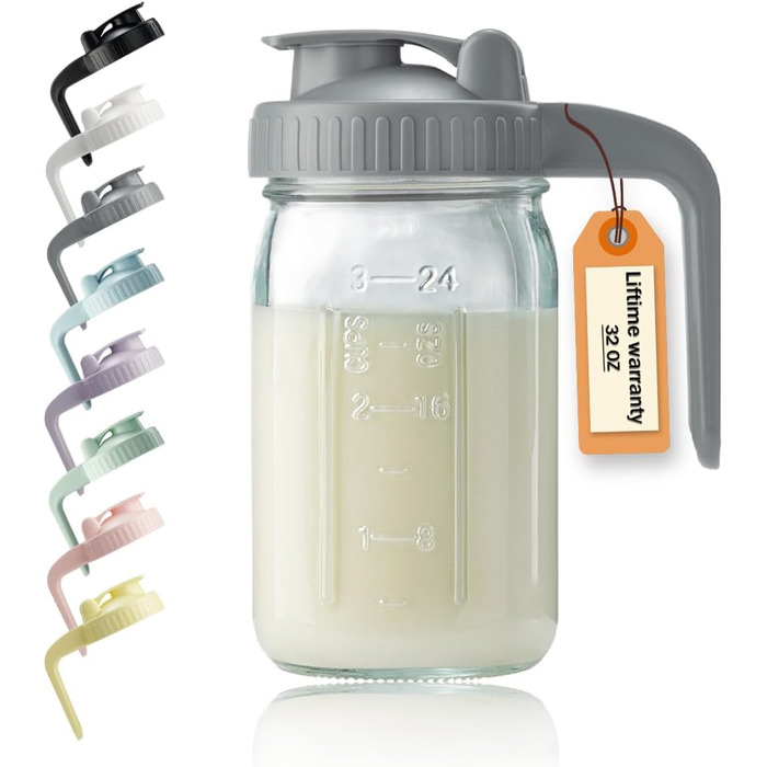 Glass jar with lid