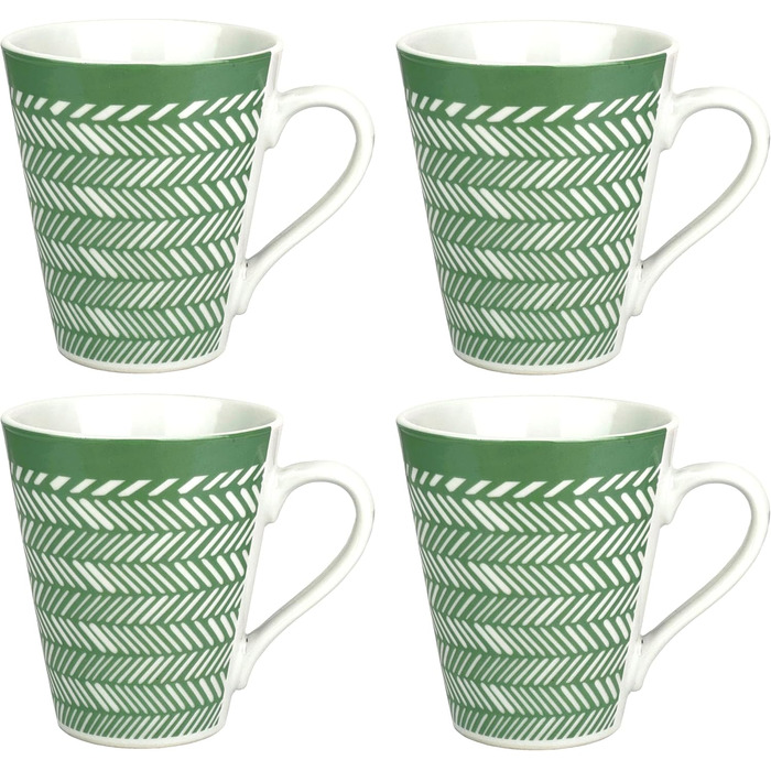 Сервіз столовий на 4 особи, 16 предметів, вінтажний дизайн, сумісний з мийною машиною та мікрохвильовою піччю