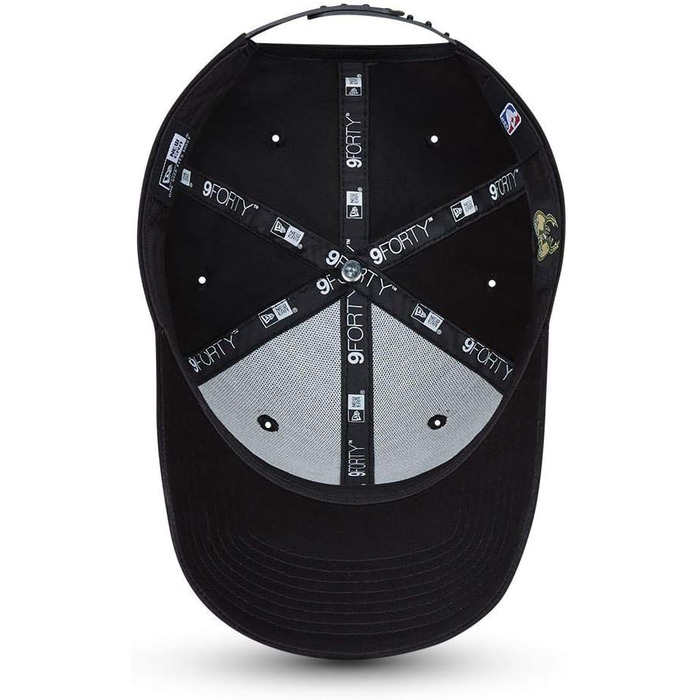 Кепка New Era Milwaukee Bucks 9Forty Snapback чорного кольору, універсальний розмір