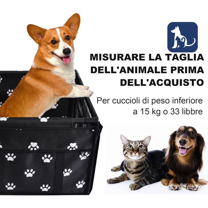 Автомобільний лежак для собак: безпечний, водонепроникний, для маленьких та середніх порід