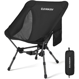 Складний туристичний стілець CANWAY, ультралегкий, 180 кг, для кемпінгу та пляжу