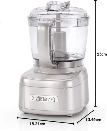 Cuisinart Mini Prep Pro, compact mini food processor, onion chopper, mixer mill, spice mixer, pulse function and drizzle holes, 900 ml capacity, dishwasher safe, easy to use, Frosted Pearl