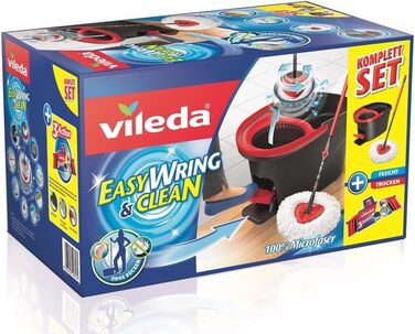 Набір для миття підлоги Vileda EasyWring and Clean: комплект (моп Classic + щітка для підлоги)