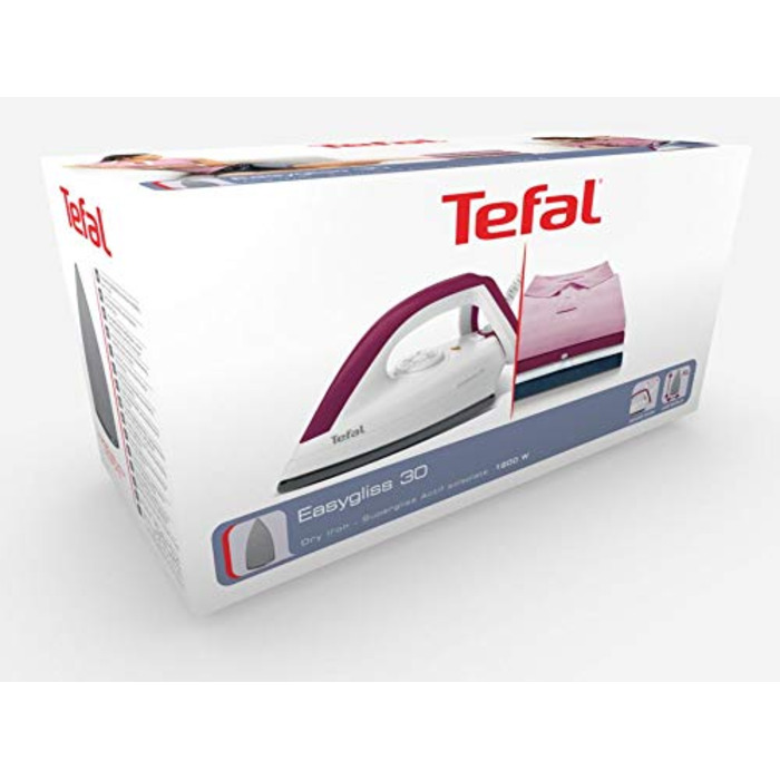 Праска Tefal FS4030 суха, 1200 Вт, керамічна підошва, кабель 1,8 м