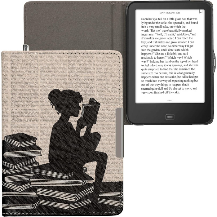 Чохол-книжка kwmobile для Tolino Vision 1/2/3/4 HD - Чохол для eReader з малюнком 