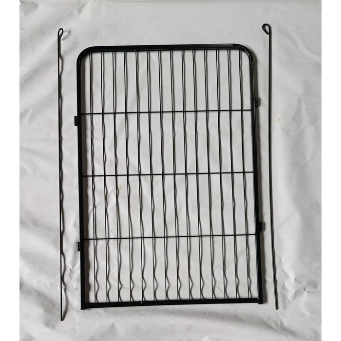 Вигул для цуценят, вольєр, клітка для собак, огорожа для собак, клітка для тварин, огорожа для тварин, клітка для собак з гратами, вигул для тварин, клітка для транспортування, вигул для кроликів, кемпінговий забір, кемпінговий вольєр, 12-TLG., 80 см, клі