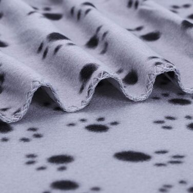 М'яка флісова підстилка для собак та котів Nobleza, 120 x 100 см, сіра