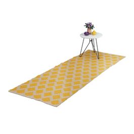 Relaxdays Cotton Rug, 80 x 200 cm