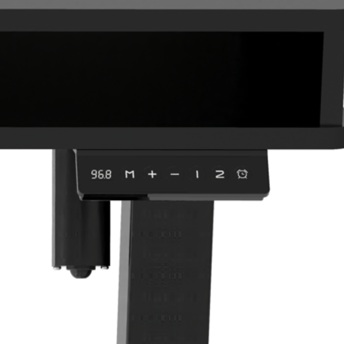 Прямокутний письмовий стіл Spacetronik 120 x 60 x 120 см, чорний