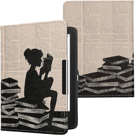 Чохол-книжка kwmobile для Tolino Vision 1/2/3/4 HD - Чохол для eReader з малюнком 