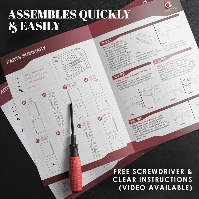 Бамбуковий хлібний ящик Arise з вентиляцією, 2 полиці та вікно, для хліба, бургерів, сендвічів. 40 x 26 x 37 см