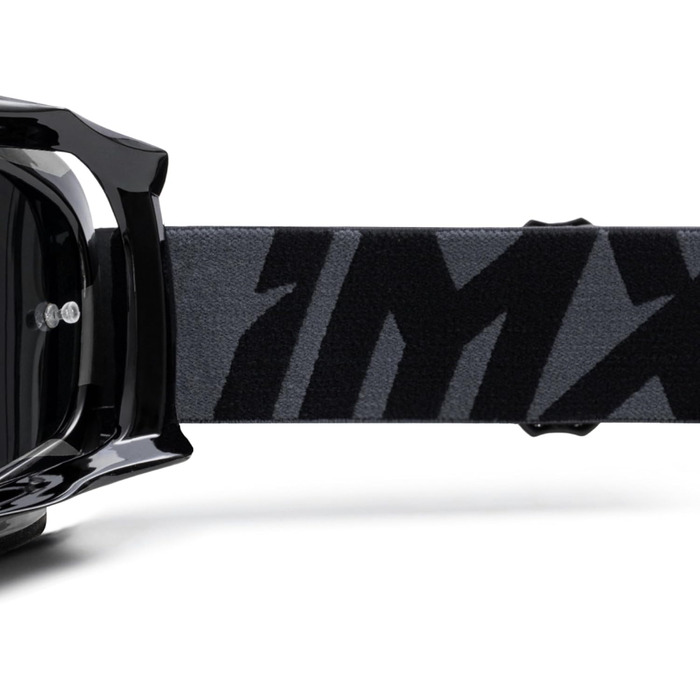 Мотокросові окуляри IMX RACING DUST з антифогом, захистом від подряпин, затемненим і прозорим візором, захистом носа, силіконовим ремінцем та тришаровим ущільнювачем