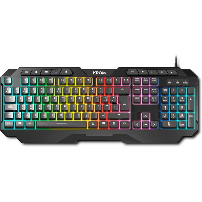 KROM KARRIER Gaming Pack: RGB клавіатура, миша, навушники, килимок для миші - чорний