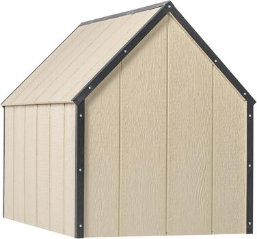 Будка для собак Outdoor маленьких порід – дерев'яна будка для собак, водостійкий дах 76 x 99 x H80 см, розмір S, Timbela M401-1 розмір M, 76x99xH80cm, натуральне дерево (розмір L, 80x118xH94cm, LP SmartSide дерев'яні панелі)