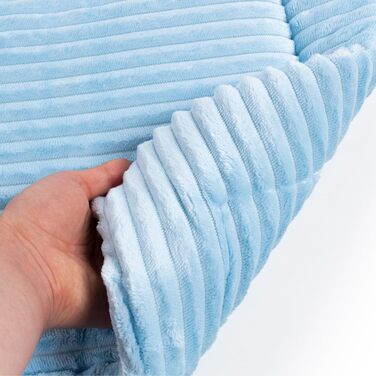 Килимок для собак Wallace & Jone Cardi, 60x45 см, світло-блакитний, для маленьких собак