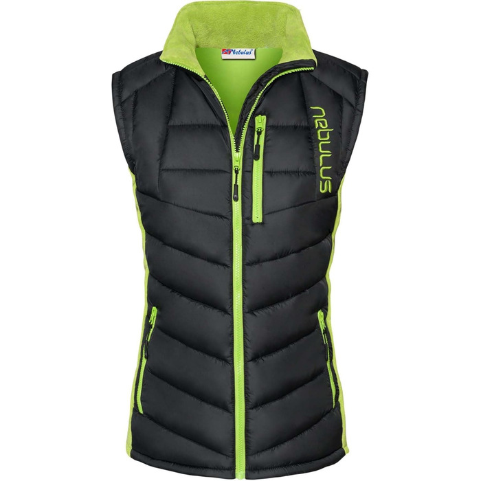 Жилет Nebulus Weste Revival Daen чорного та лаймового кольору, розмір S