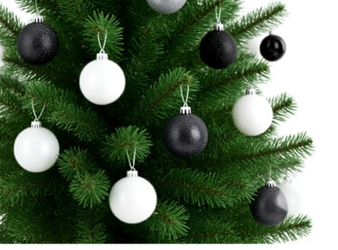 Relaxdays Set of Christmas Baubles