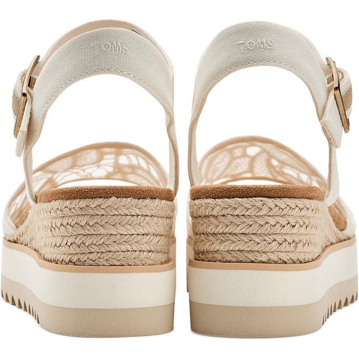 Пантолети жіночі TOMS Diana Egret Floral Crochet 41 EU - Стильні босоніжки з квітковим візерунком