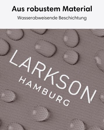 Сумка через плече LARKSON Solveig Medium бежева (Taupe) - Містка напівмісяць, водонепроникна, 6.5 л