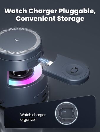 Bluetooth-динамик NEUTYPECHIC 5-в-1 зі зарядкою, лампою, тримачем та нічником