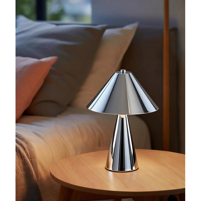 Настільна лампа EOEXZAL, срібляста, 12 Вт