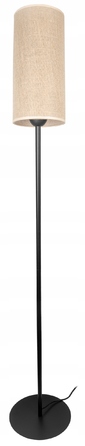 Підлогова лампа Glimex Modern E27 60 Вт, бежевий, коричневий, чорний