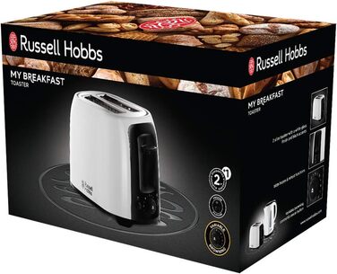 Електричний чайник Russell Hobbs My Breakfast 1.7л, 2200W з прихованим нагрівачем та фільтром від накипу