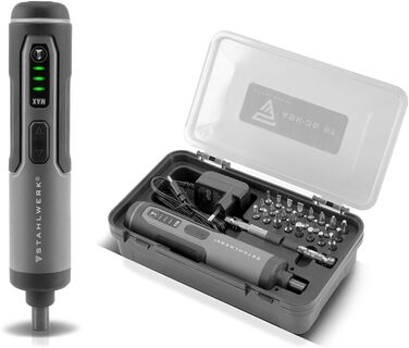 Електричний шуруповерт STAHLWERK з акумулятором 1300 mAh, USB-C, 3.6V, LED, ергономічна ручка
