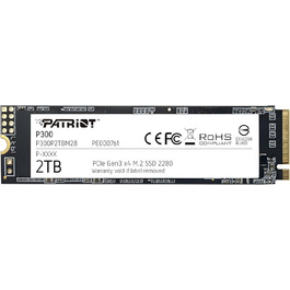 SSD Patriot P300 512GB NVMe PCIe Gen 3x4 M.2 2280 - Твердотільний накопичувач