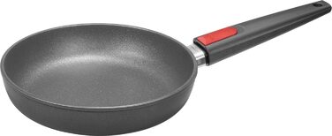 Woll Nowo Titanium Square Pan, with detachable handle - not induction compatible, non-stick coating (diameter: 24)