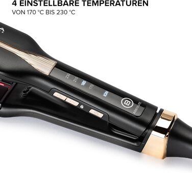 Випрямляч для волосся Bellissima Imetec Creativity Infrared з іонізацією та керамічним покриттям. XL формат 45x100 мм, 11 температурних режимів (130-230°C)
