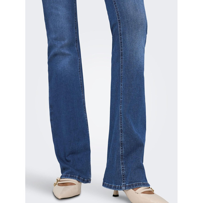 Джинси жіночі ONLY Onlblush Mid Flared Denim Tai021 Noos, темно-синій денім, розмір M / 30L