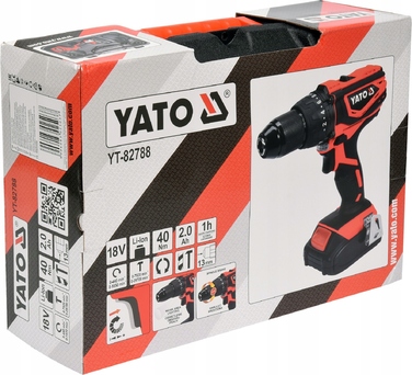 Акумуляторний шурупокрут Yato 18 V YT-82788