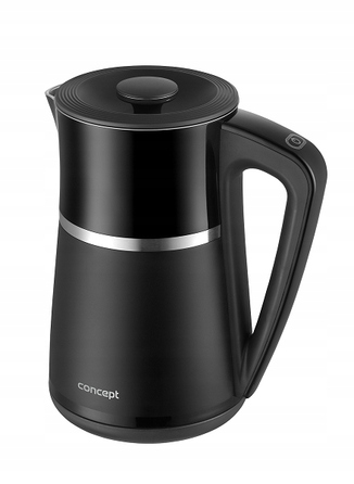 Електричний чайник Concept RK3100, 2200 Вт, 1,7 л, чорний